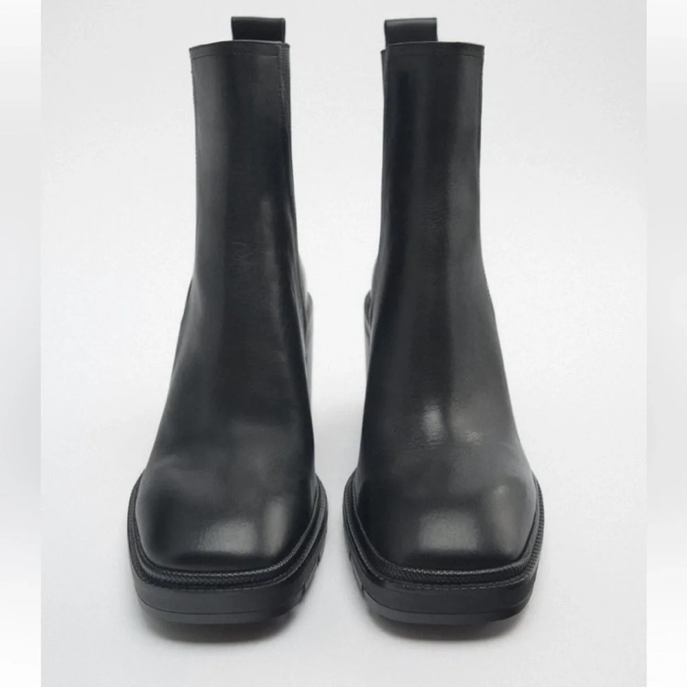 Zara Leather Boots